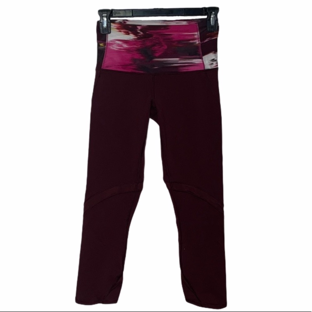 Lululemon Wunder Under Crop Hi-Rise SE Leggings